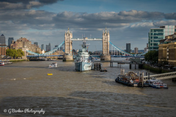 HMS Belfast and Tower Bridge