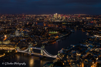 London Nightfall from The Shard