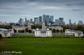 Greenwich Park and Canary Wharf