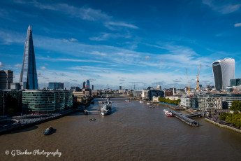 A view from Tower Bridge