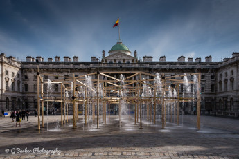 Water feature at Somerset House
