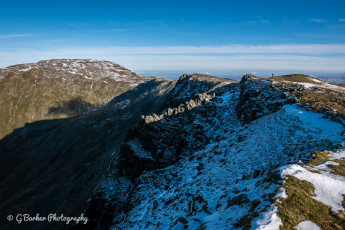 The ridge above The Black Ladders leading to Carnedd LLewelyn