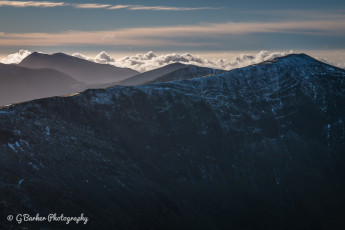 A Snowdonia silhouette from Carnedd Llewellyn