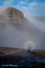 Tryfan with a Brocken Spectre (and Glory)