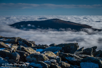 Moel Siabod peeking out of the clouds