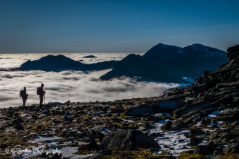 The Snowdon massif from Glyder Fach