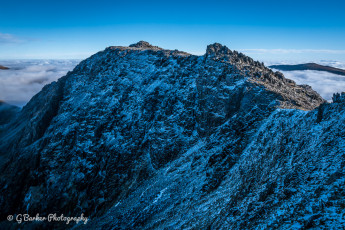 Glyder Fach summit and Castell y Gwynt