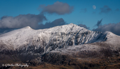 Moonrise over Snowdon