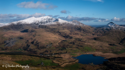 Snowdon, Y Lliwedd and Yr Aran